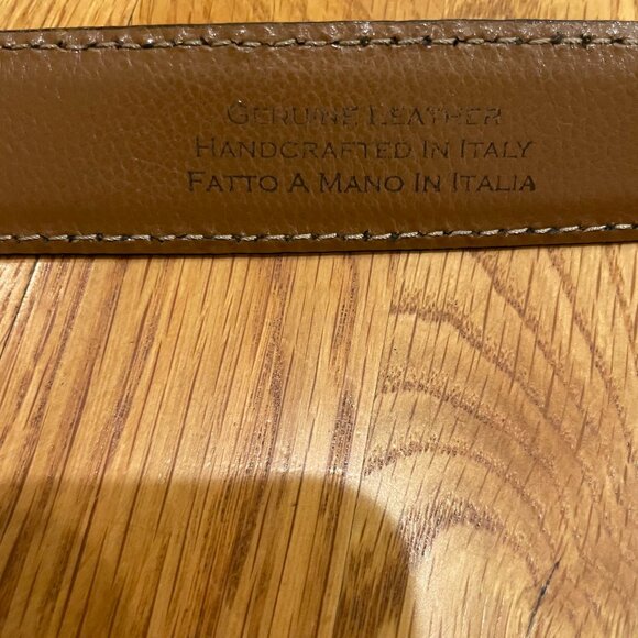 Men's Genuine Leather Double-looped and Stitched Belt Size 40/100 - Picture 14 of 15